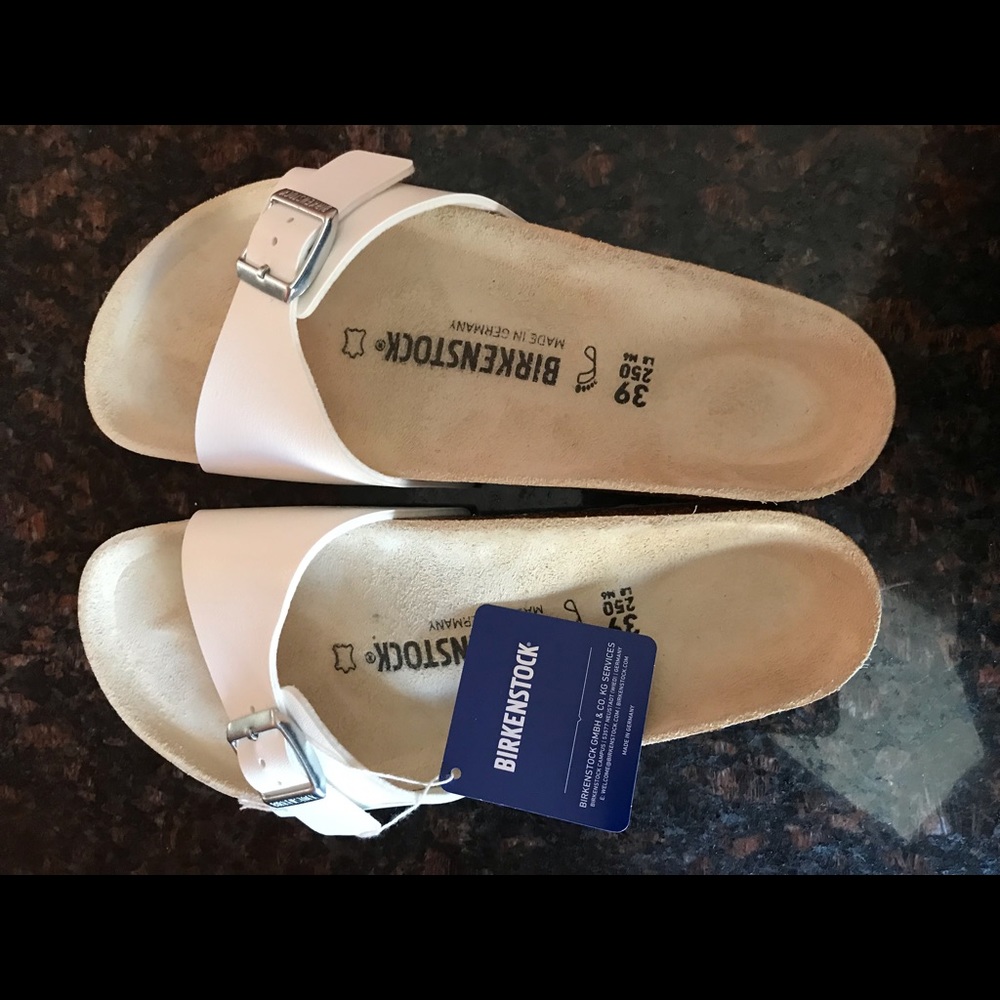 White Madrid Birkenstock’s